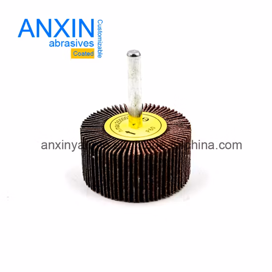 Rueda de aletas montada con eje de 6 mm y 6,35 mm para limpieza