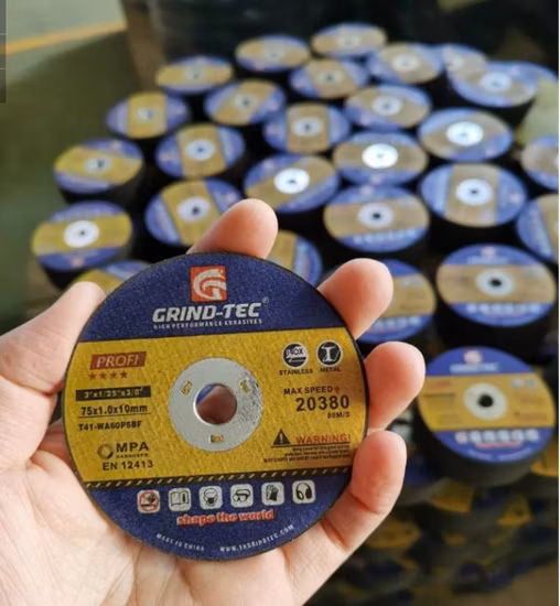 Disco de corte abrasivo de 3 pulgadas 75X1X10 para EE. UU.