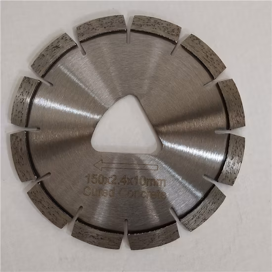 Artículo más vendido 150 mm Hoja de sierra circular de diamante de 6 pulgadas Corte suave para hormigón verde