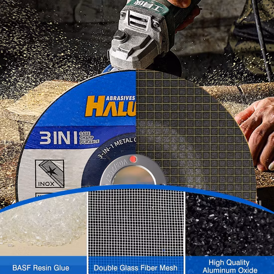 Muela abrasiva de 4 pulgadas Tipo de centro hundido