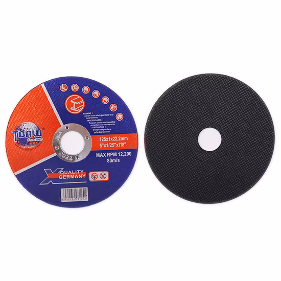 Disco De Corte / Disco De Corte De Alta Velocidad De 5 Pulgadas 125 * 1 * 22 PARA Corte De Acero Inoxidable / Inox Con Certificado MPa