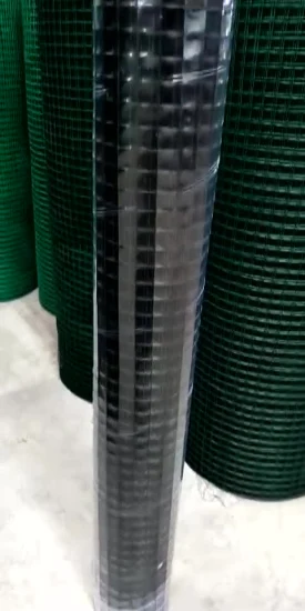 Malla de alambre soldado con revestimiento de PVC de 1/2 pulgada