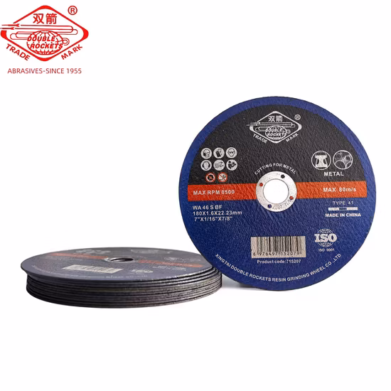 Disco abrasivo Pegatec de disco de muela abrasiva de hierro de 7 pulgadas