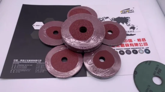 Disco de fibra de carburo de silicio/óxido de aluminio de papel de fibra de 0,8/0,6 mm